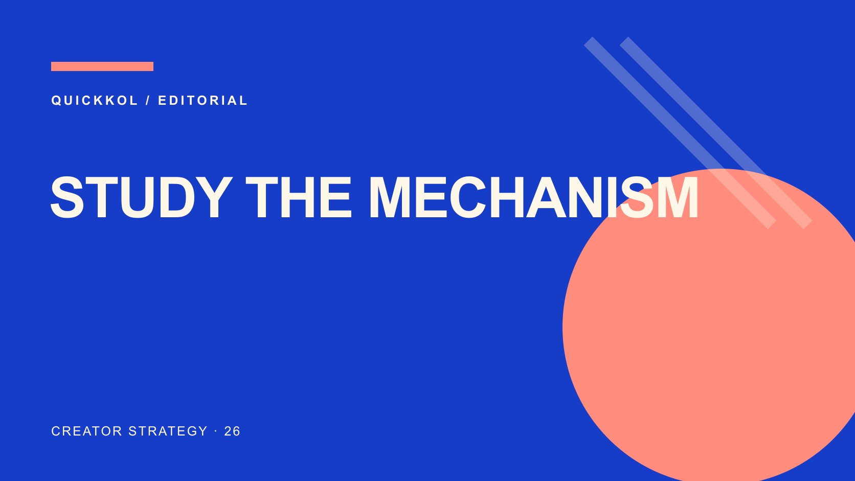 Editorial typography: STUDY THE MECHANISM